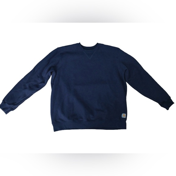 Carhartt Other - Carhartt Men’s Midweight Crewneck Sweatshirt XL Navy Blue Original Fit